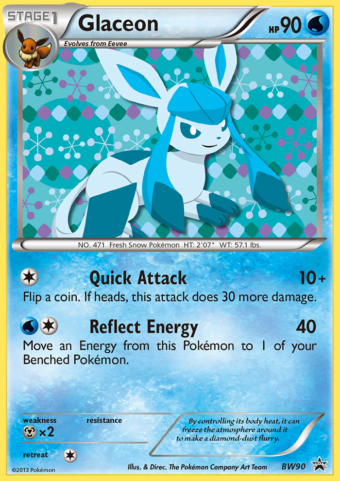 Black & White Promo Glaceon #90